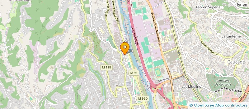 localisation de l'entreprise MADAME ELISABETH CHOISY  SAINT-LAURENT-DU-VAR