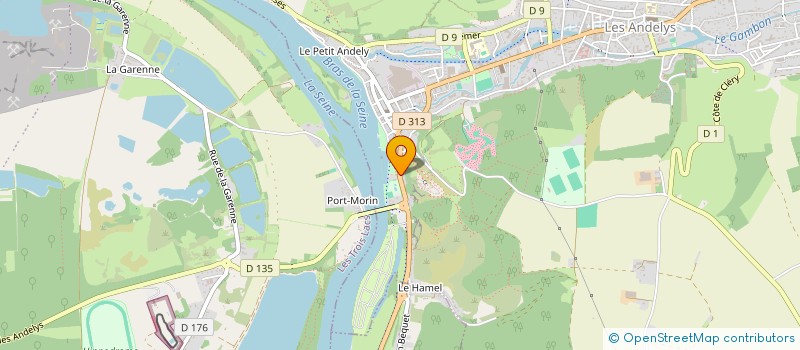 localisation de l'entreprise MADAME ELISABETH CHOPPIN  LES ANDELYS