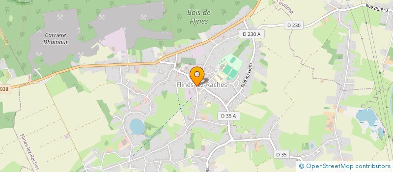 localisation de l'entreprise MADAME ELISABETH CHRISTOPHE à FLINES-LEZ-RACHES