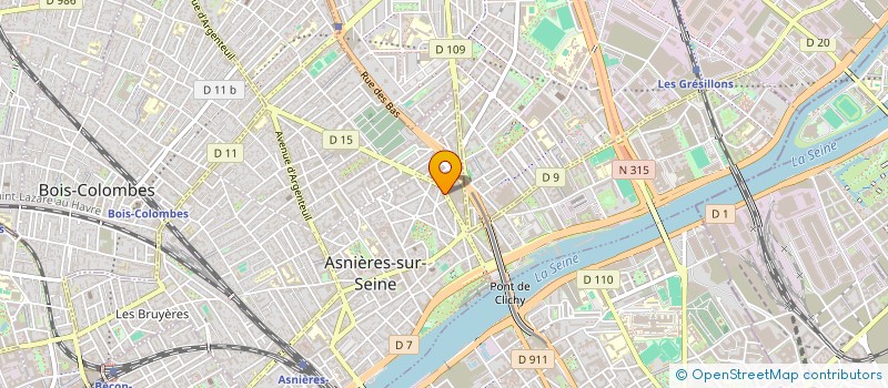 localisation de l'entreprise MADAME ELISABETH CID à ASNIERES-SUR-SEINE