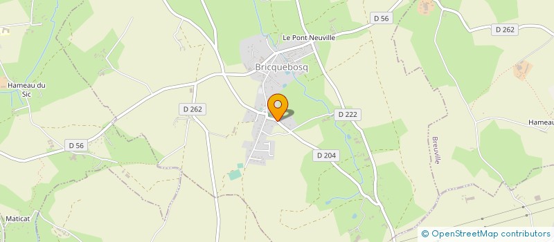 localisation de l'entreprise MADAME ELISABETH CIEPLIK  BRICQUEBOSQ