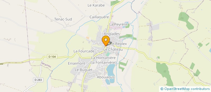 localisation de l'entreprise MADAME ELISABETH CIGALA  SARAMON