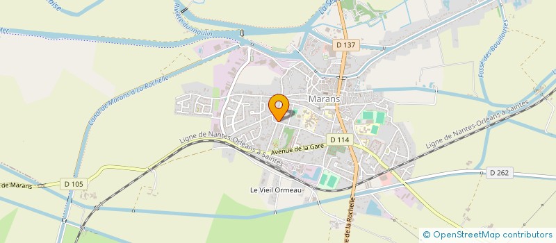 localisation de l'entreprise MADAME ELISABETH COIFFARD  MARANS