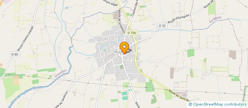 localisation de l'entreprise MADAME ELISABETH COLINEAU  MAILLANE