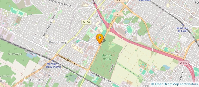 localisation de l'entreprise MADAME ELISABETH COLLEDANI  TAVERNY