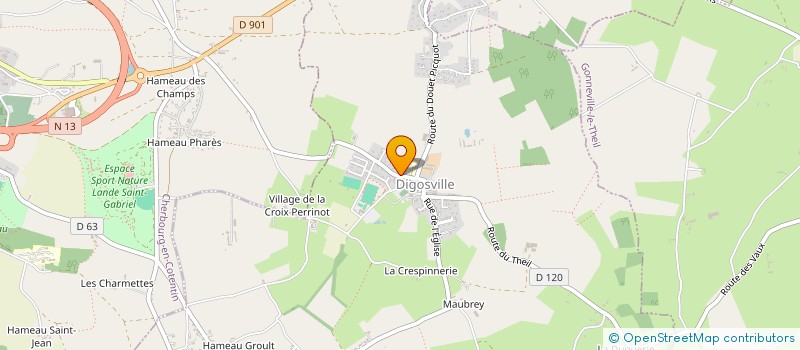 localisation de l'entreprise MADAME ELISABETH COLLET  DIGOSVILLE