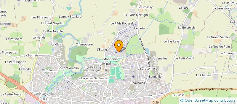 localisation de l'entreprise MADAME ELISABETH COLLET  PACE