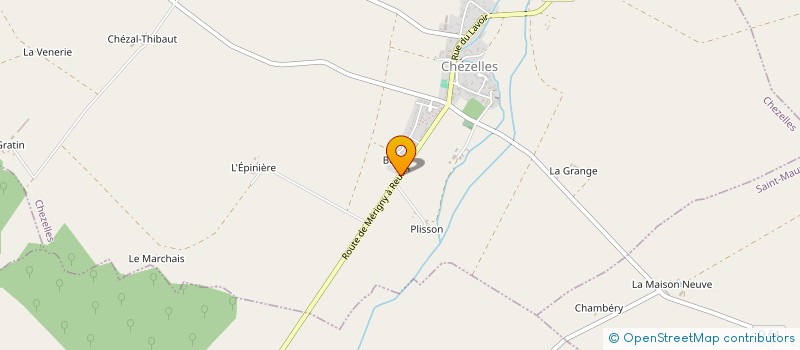 localisation de l'entreprise MADAME ELISABETH COLLINET à CHEZELLES