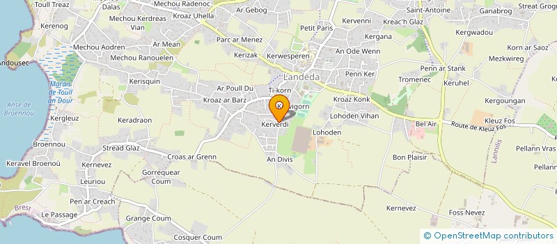 localisation de l'entreprise MADAME ELISABETH COLLOBERT  LANDEDA