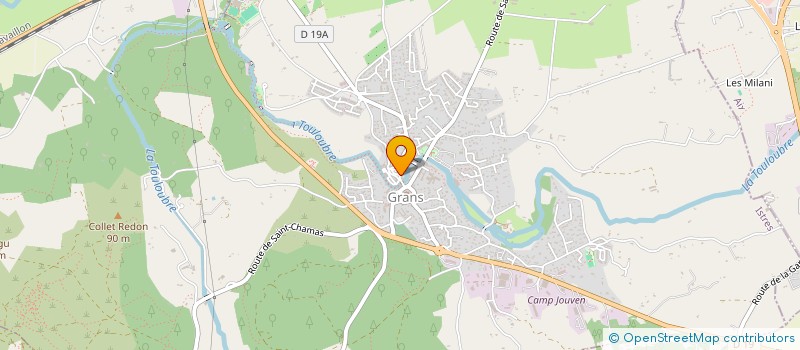 localisation de l'entreprise MADAME ELISABETH COMBES  GRANS