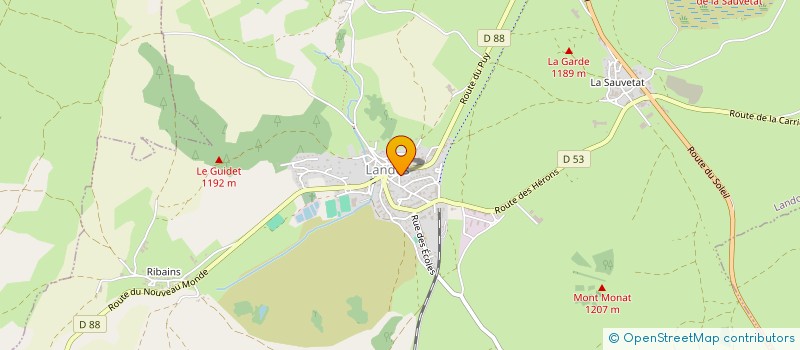 localisation de l'entreprise MADAME ELISABETH CONFORT  SAINT-CHRISTOPHE-D ALLIER