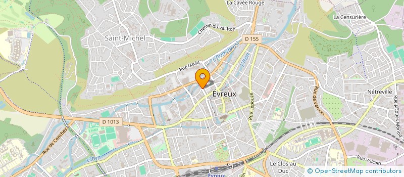 localisation de l'entreprise MADAME ELISABETH COQUEREL  EVREUX