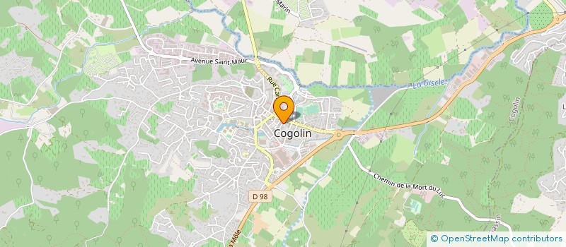 localisation de l'entreprise MADAME ELISABETH CORDAT à COGOLIN