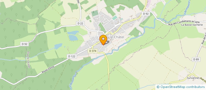 localisation de l'entreprise MADAME ELISABETH CORNUAT  ERVY-LE-CHATEL