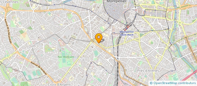 localisation de l'entreprise MADAME ELISABETH CORREVON à MONTPELLIER
