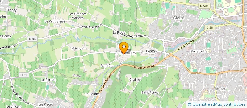 localisation de l'entreprise MADAME ELISABETH CORTEZ à GLEIZE