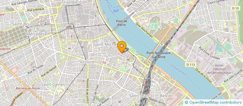 localisation de l'entreprise MADAME ELISABETH COUILLAUD à BORDEAUX