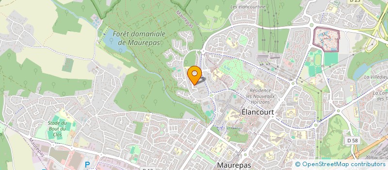 localisation de l'entreprise MADAME ELISABETH COURSIN  MAUREPAS