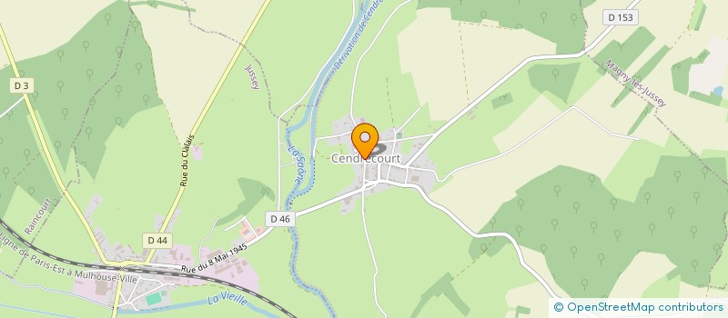 localisation de l'entreprise MADAME ELISABETH COUSIN  ROSIERES-SUR-MANCE