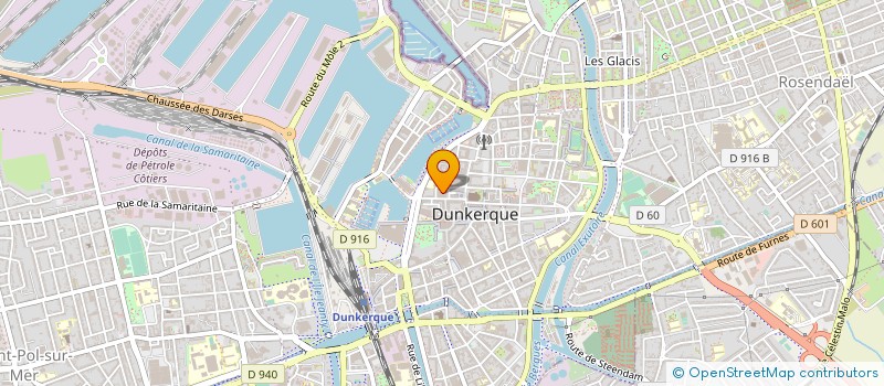 localisation de l'entreprise MADAME ELISABETH COUSYN à DUNKERQUE