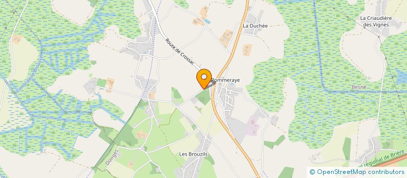 localisation de l'entreprise MADAME ELISABETH COUVRAND  DONGES