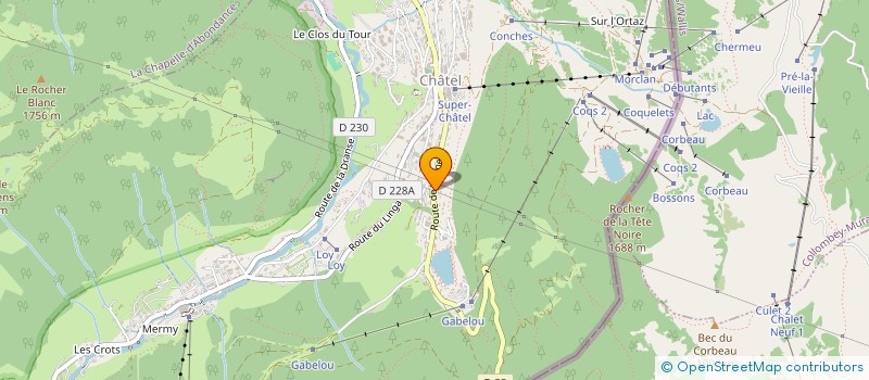 localisation de l'entreprise MADAME ELISABETH CREPY  CHATEL