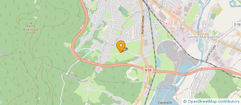 localisation de l'entreprise MADAME ELISABETH CRUSSARD-DRUET  SAINTE-MARGUERITE