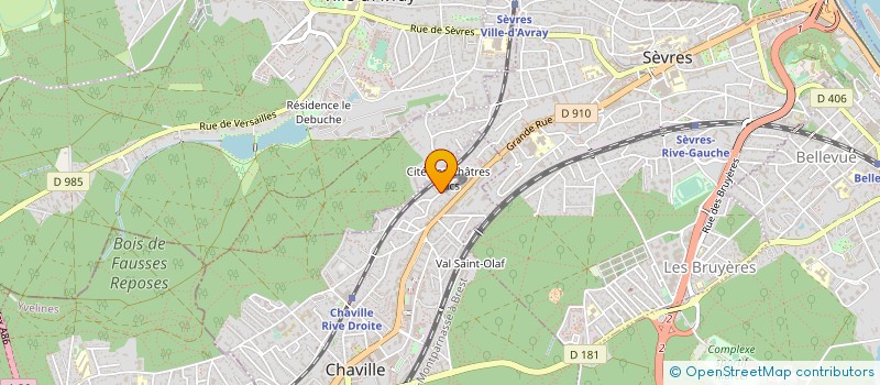 localisation de l'entreprise MADAME ELISABETH D'ADHEMAR LANTAGNAC à CHAVILLE