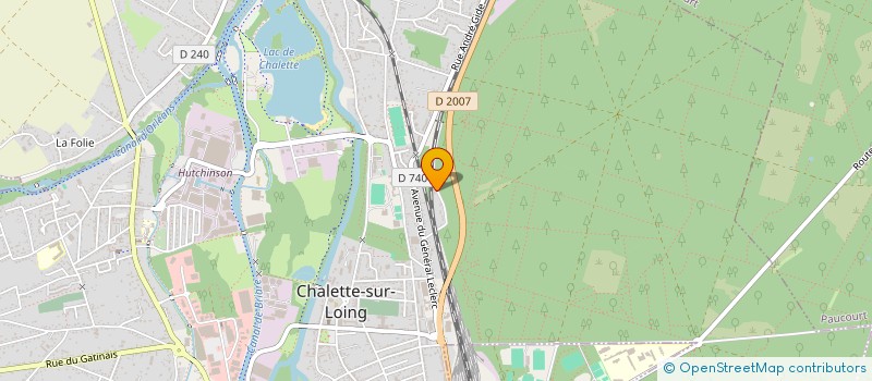 localisation de l'entreprise MADAME ELISABETH DA SILVA VENDEIRO à CHALETTE-SUR-LOING
