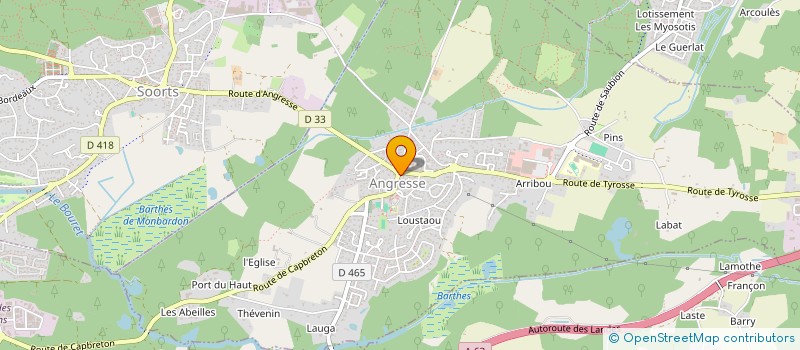 localisation de l'entreprise MADAME ELISABETH DAGORNE  ANGRESSE