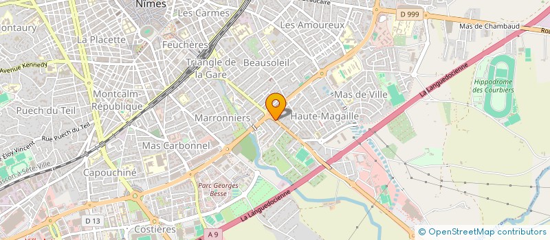 localisation de l'entreprise MADAME ELISABETH DANTON  NIMES