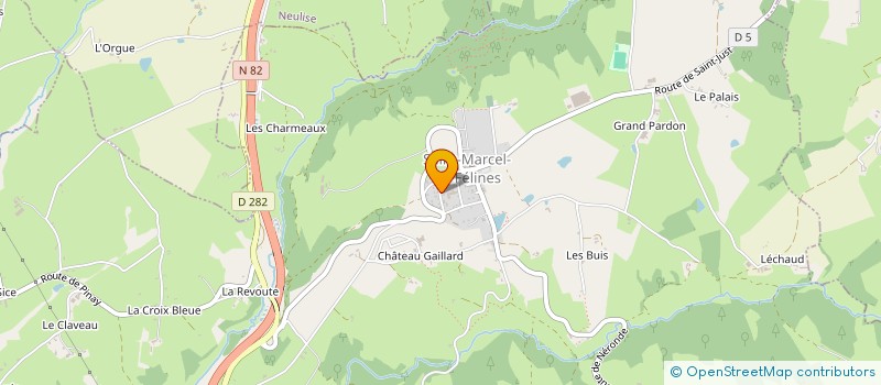 localisation de l'entreprise MADAME ELISABETH DARMET  SAINT-MARCEL-DE-FELINES