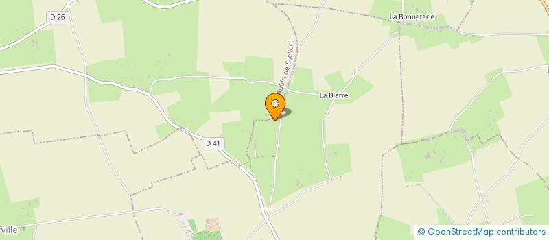 localisation de l'entreprise MADAME ELISABETH DAVID  FOLLEVILLE