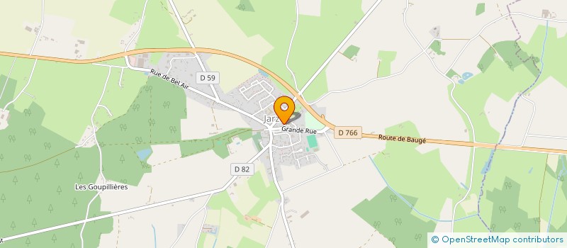 localisation de l'entreprise MADAME ELISABETH DAVIGNON  JARZE VILLAGES