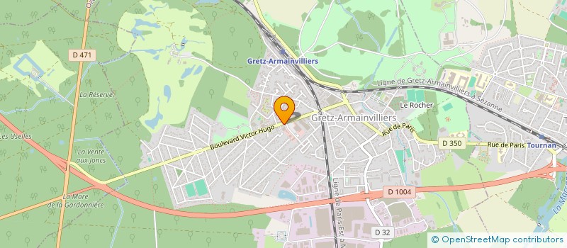 localisation de l'entreprise MADAME ELISABETH DE BARROS GONCALVES  GRETZ-ARMAINVILLIERS