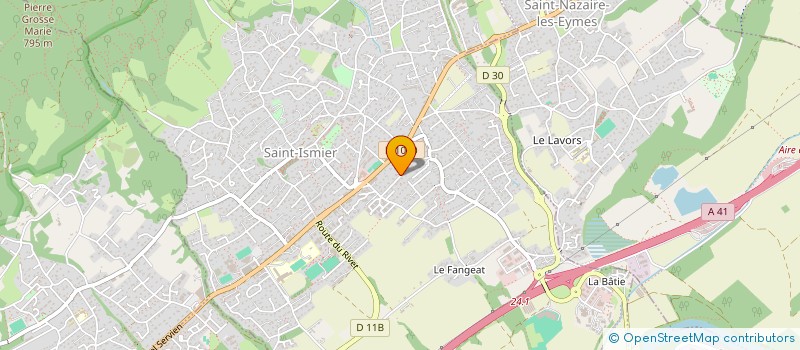 localisation de l'entreprise MADAME ELISABETH DE BROUCKER à SAINT-ISMIER