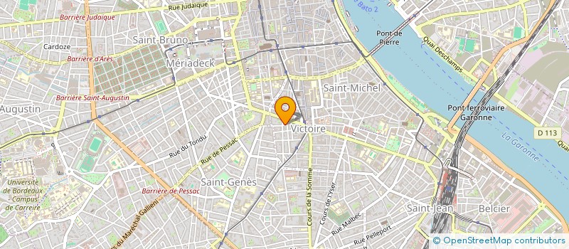 localisation de l'entreprise MADAME ELISABETH DE CARRERE  BORDEAUX