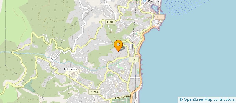 localisation de l'entreprise MADAME ELISABETH DE FATIMA CAMPOS DA SILVA à BASTIA