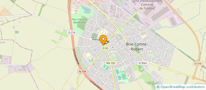 localisation de l'entreprise MADAME ELISABETH DE MEDEIROS  BRIE-COMTE-ROBERT