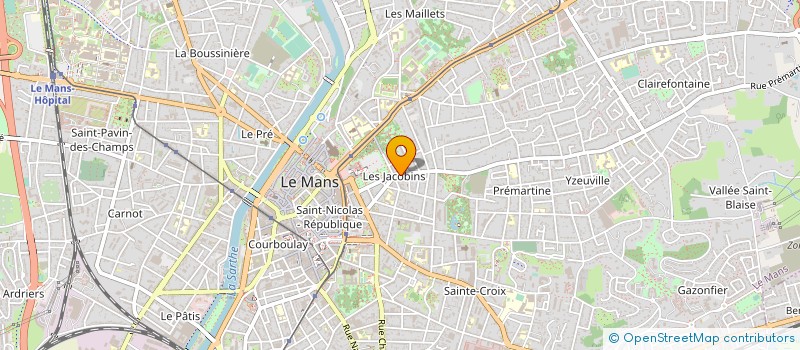 localisation de l'entreprise MADAME ELISABETH DE MONTZEY à LE MANS