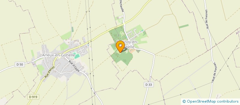 localisation de l'entreprise MADAME ELISABETH DE SAINT MICHEL DUNEZAT  FRESNOY-EN-GOHELLE