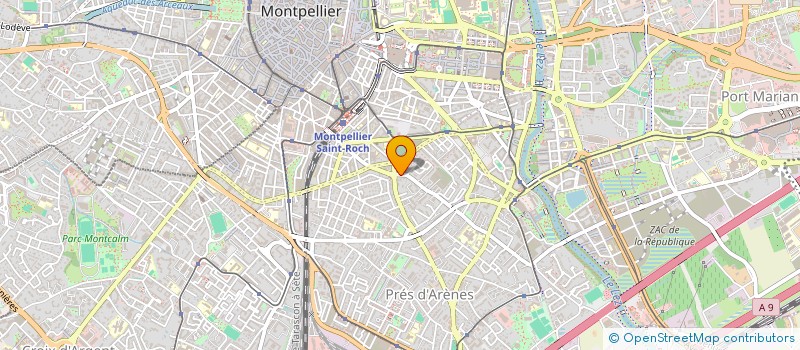 localisation de l'entreprise MADAME ELISABETH DE ZEEUW à MONTPELLIER