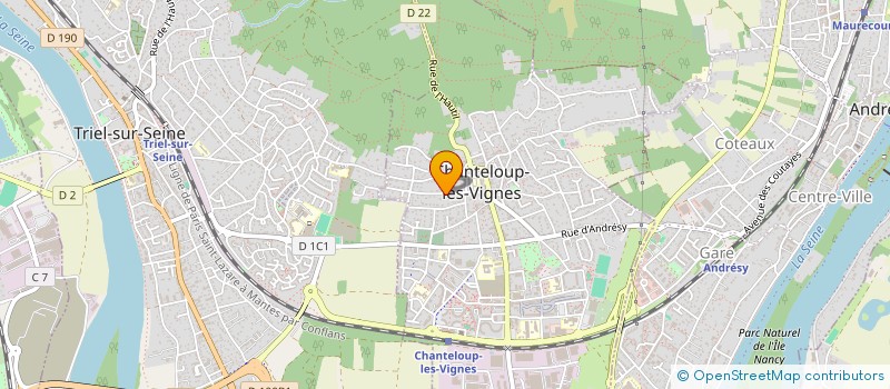 localisation de l'entreprise MADAME ELISABETH DEBUISSON  CHANTELOUP-LES-VIGNES