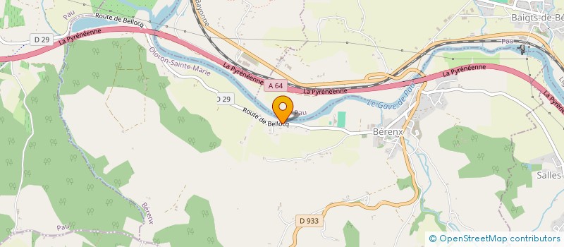 localisation de l'entreprise MADAME ELISABETH DEGROOTE  BERENX