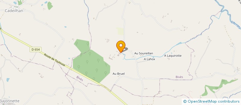 localisation de l'entreprise MADAME ELISABETH DELAERE  BIVES