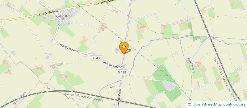 localisation de l'entreprise MADAME ELISABETH DELASSUS  STAPLE