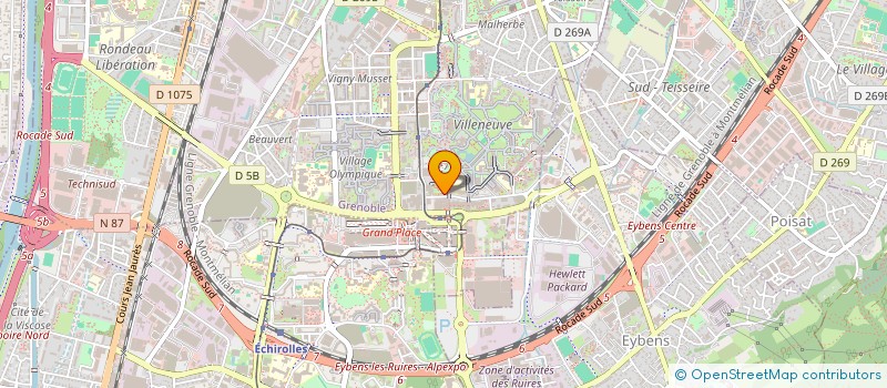 localisation de l'entreprise MADAME ELISABETH DELCHER  GRENOBLE