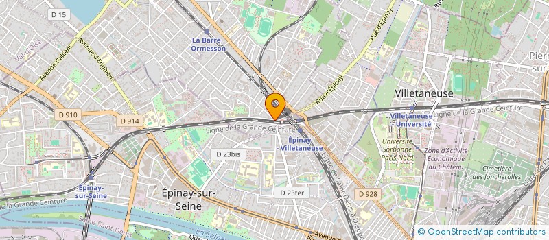 localisation de l'entreprise MADAME ELISABETH DELEVINGNE  DEUIL-LA-BARRE