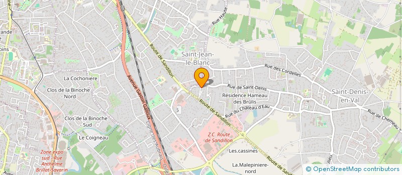 localisation de l'entreprise MADAME ELISABETH DELOYE à SAINT-DENIS-EN-VAL