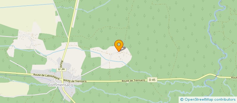 localisation de l'entreprise MADAME ELISABETH DEMANGE  COMMENSACQ